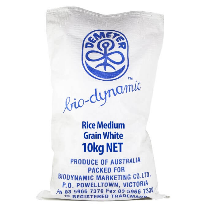 Rice White Medium Biodynamic
